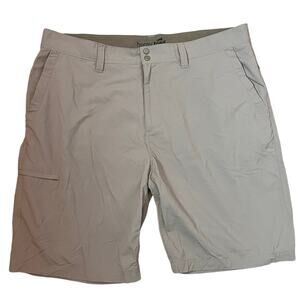 Horny Toad Hiking Shorts Men’s 38 X 9 Khaki Technical Activewear Outdoors Casual
